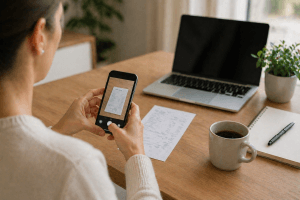 Factuur indienen voor terugbetaling van medische kosten in Spanje via smartphone