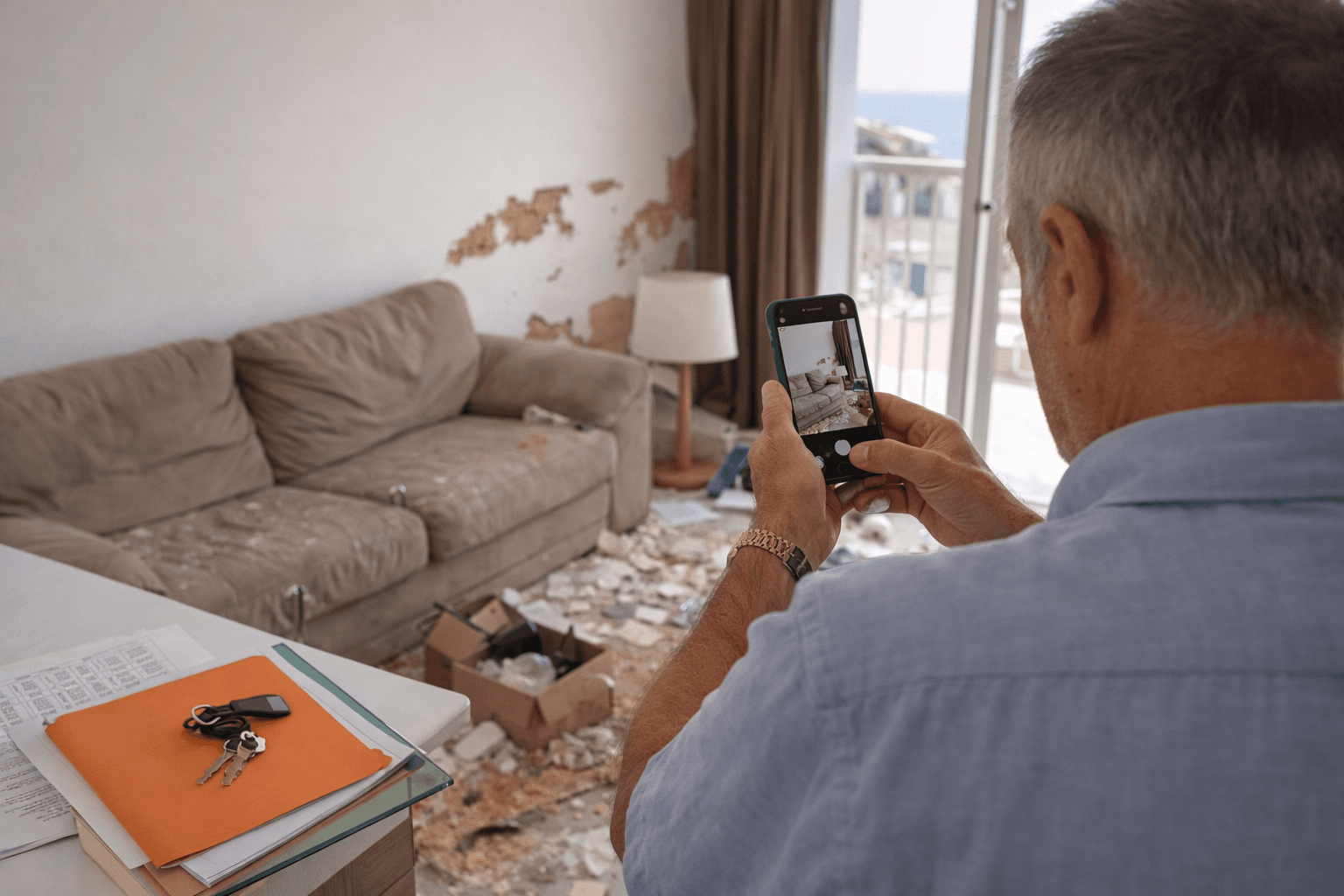 Schade door een huurder in Spanje correct documenteren met foto’s en bewijs om een verzekeringsdossier op te bouwen en het proces vlot te laten verlopen